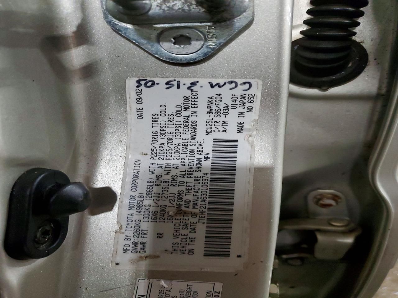 2003 Toyota Highlander Limited