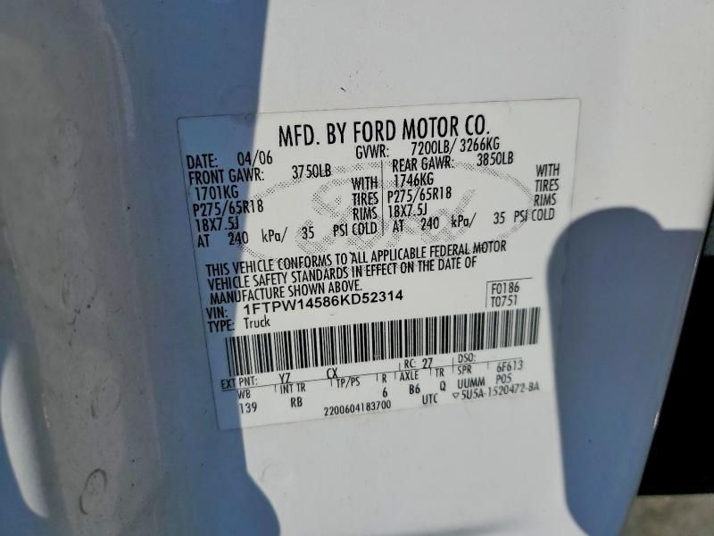 2006 Ford F150 Supercrew