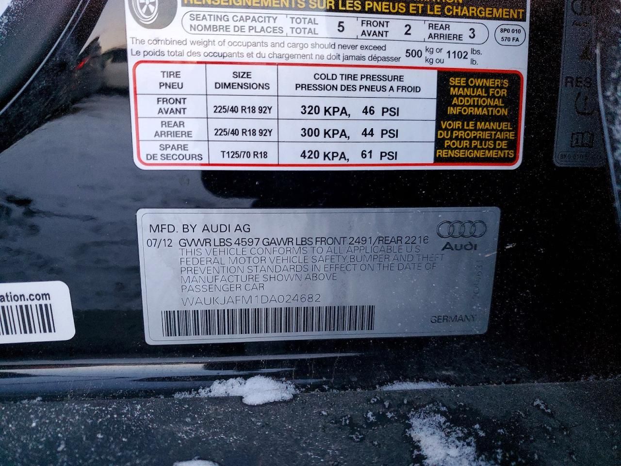 2013 Audi A3 Premium Plus