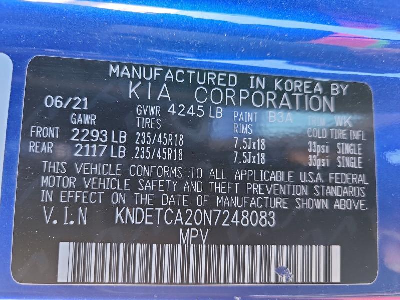 2022 KIA Seltos sx