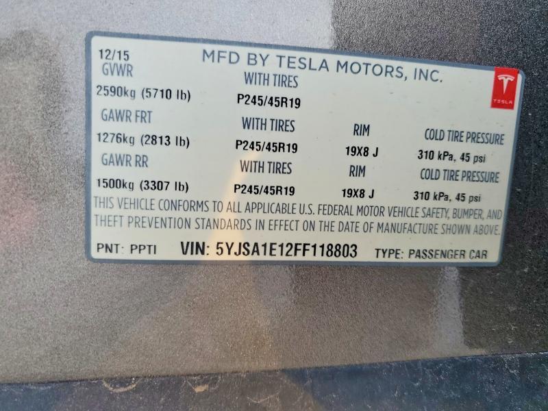 2015 Tesla Model s