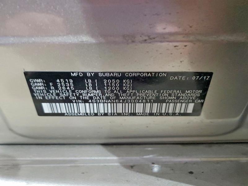 2018 Subaru Legacy 2.5i Limited