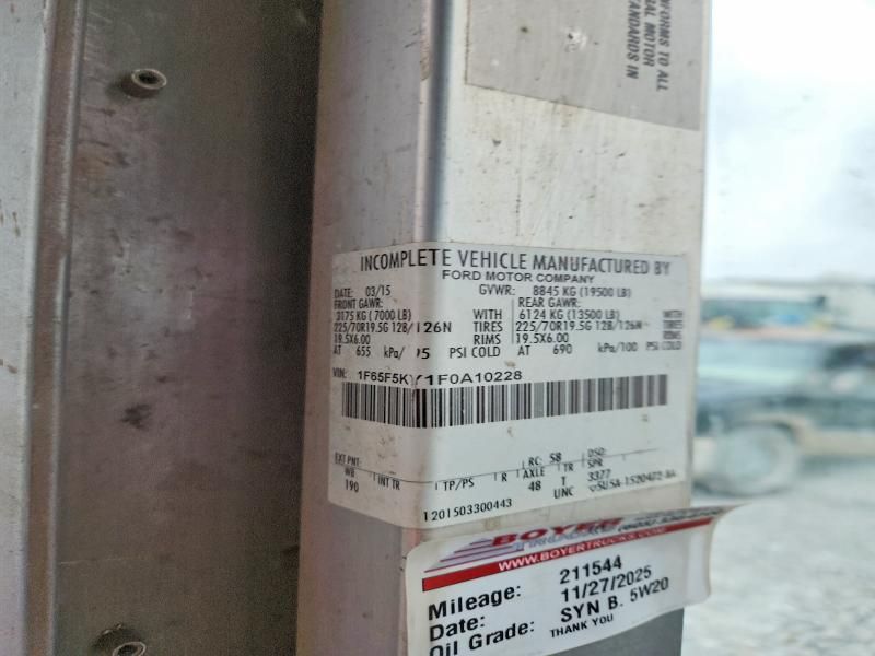 2015 Ford Delivery Truck