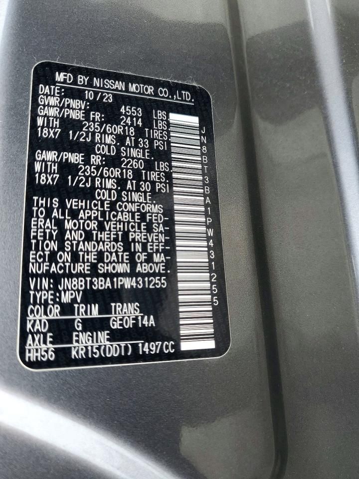 2023 Nissan Rogue sv