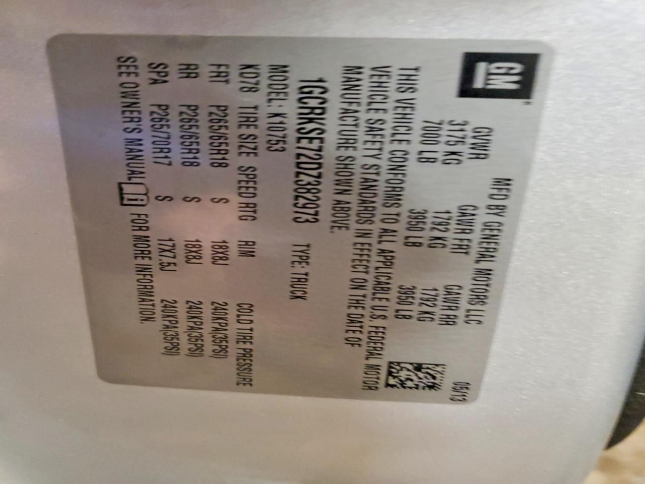 2013 Chevrolet Silverado K1500 lt