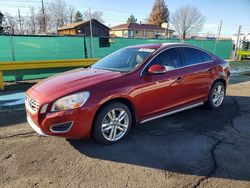 Volvo salvage cars for sale: 2012 Volvo S60 T5