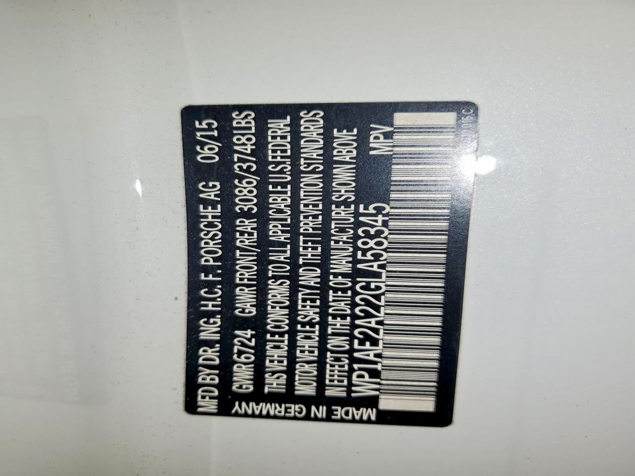 2016 Porsche Cayenne se Hybrid