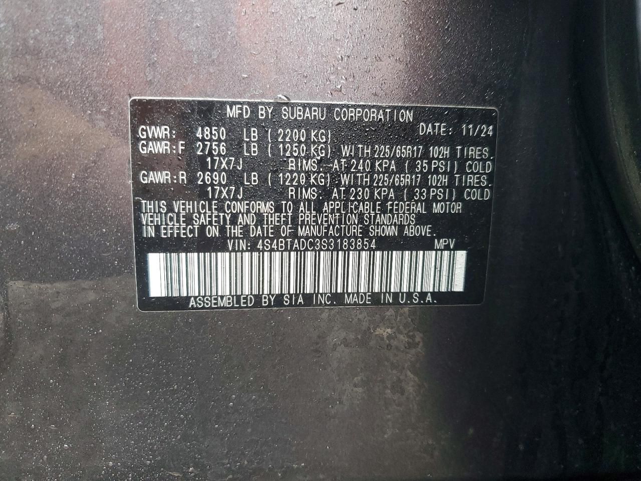 2025 Subaru Outback Premium