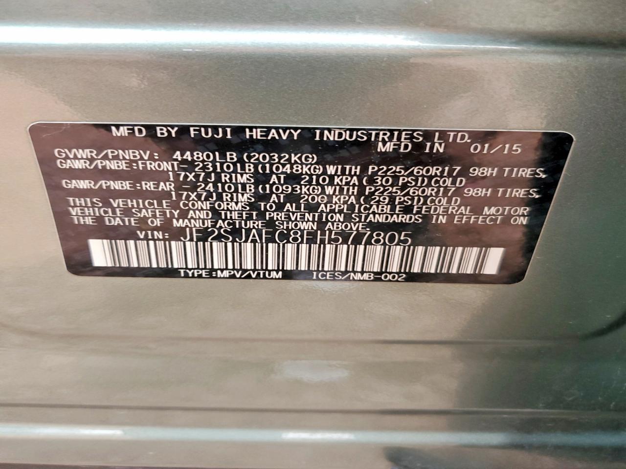 2015 Subaru Forester 2.5i Premium