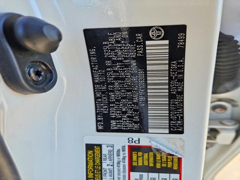 2012 Toyota Camry Base