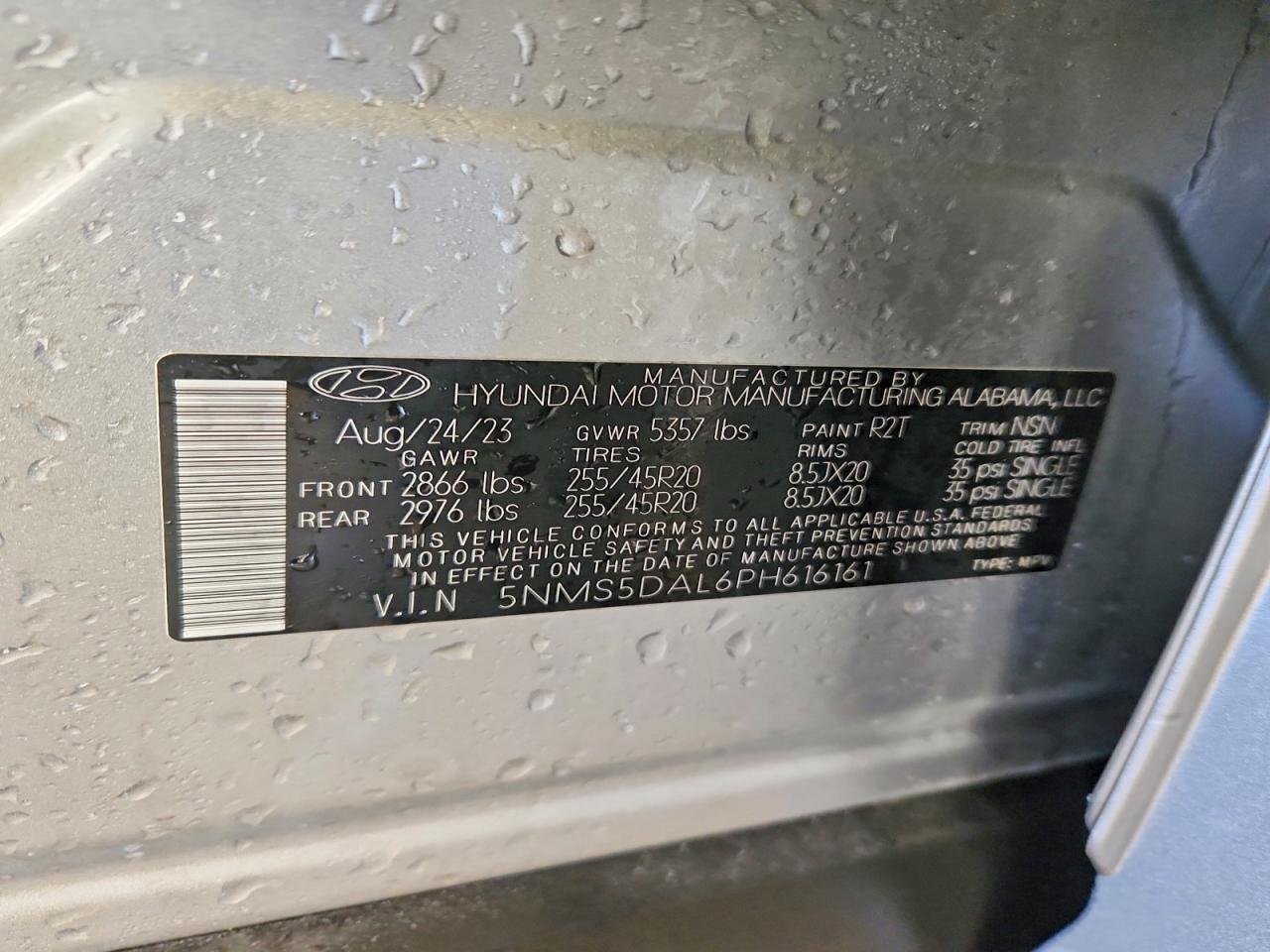 2023 Hyundai Santa fe Calligraphy
