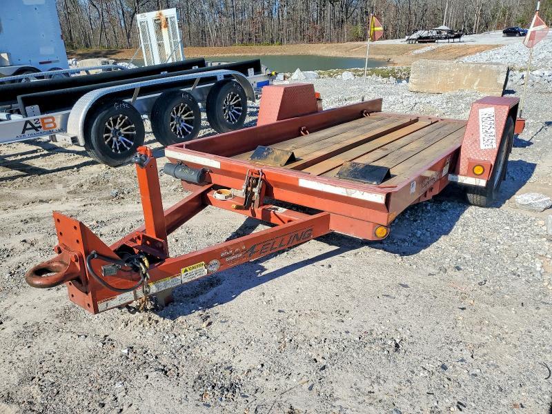 2016 Fell Ing Ft-6 T-1 Tilt Deck Equipment Trailer