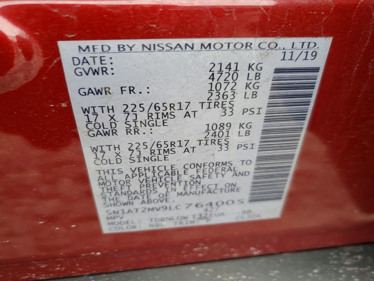 2020 Niss Rogue sv