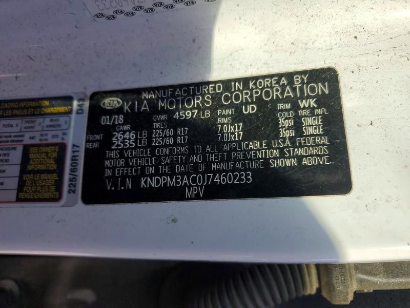 2018 KIA Sportage lx