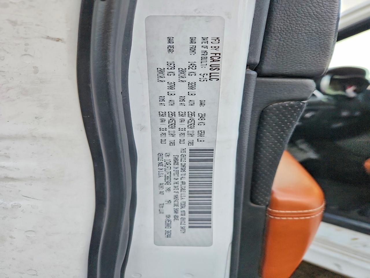 2015 Jeep Grand Cherokee Srt-8