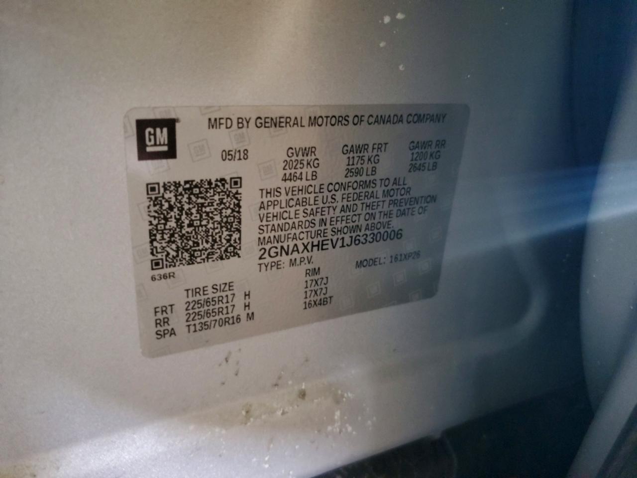 2018 Chevrolet Equinox ls