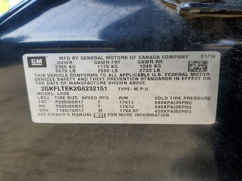2016 GMC Terrain sle