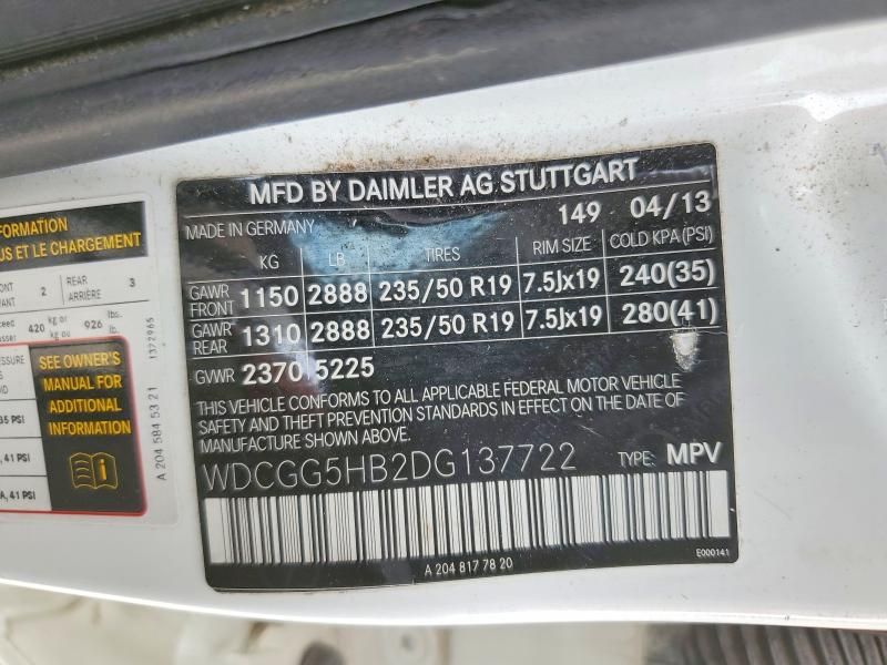 2013 Mercedes-Benz Glk 350