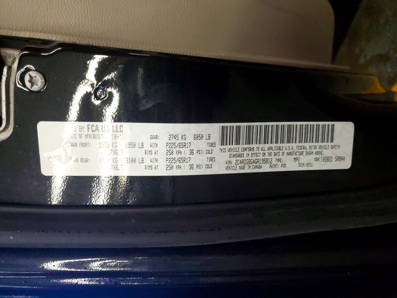 2016 Dodge Grand Caravan se