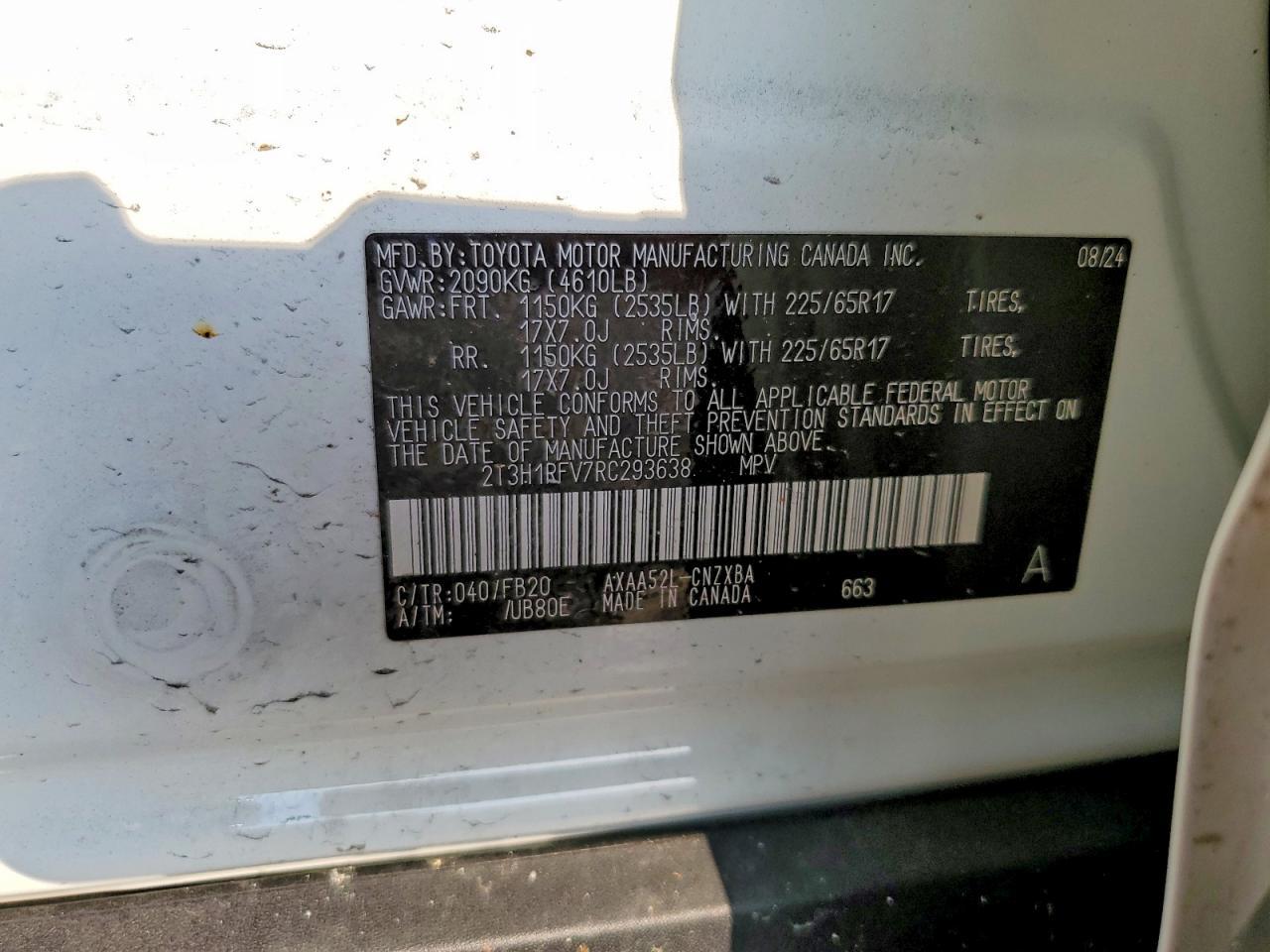 2024 Toyota Rav4 le