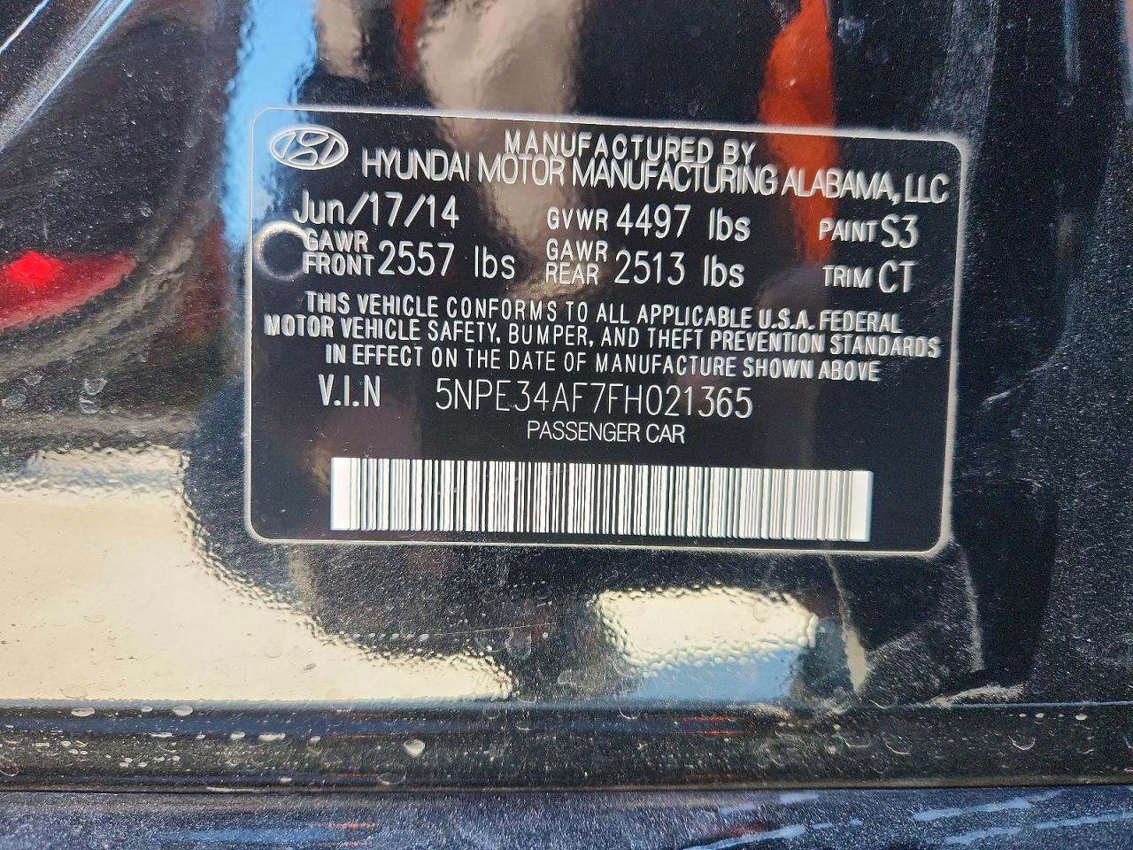 2015 Hyundai Sonata Sport