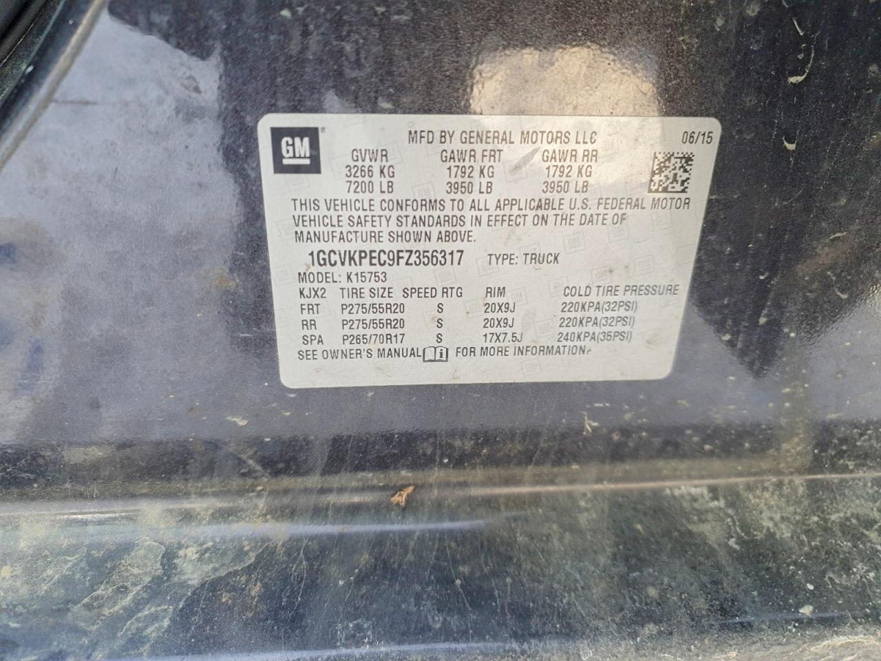 2015 Chevrolet Silverado K1500