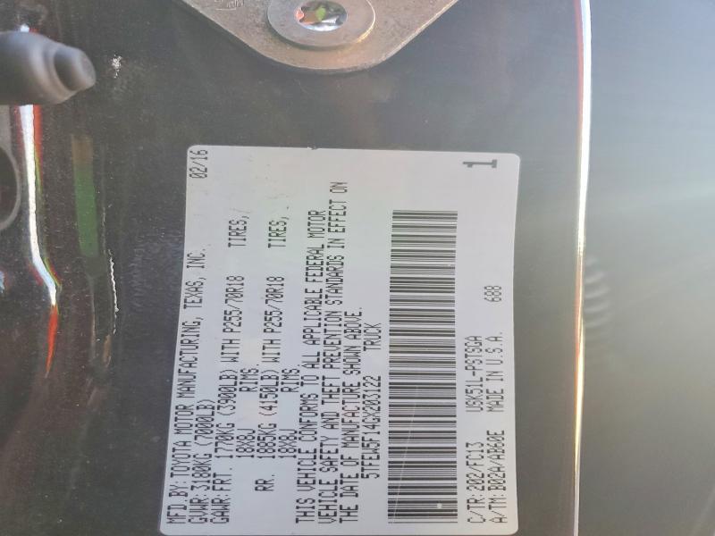 2016 Toyota Tundra Crewmax SR5