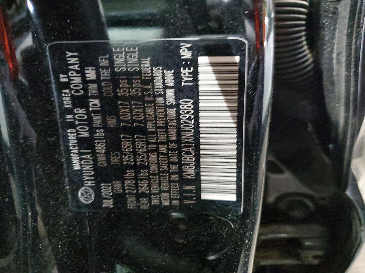 2022 Hyundai Tucson Blue