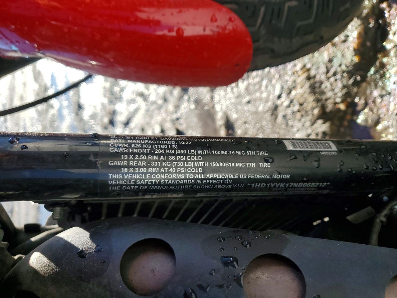 2022 Harley-Davidson Fxbbs