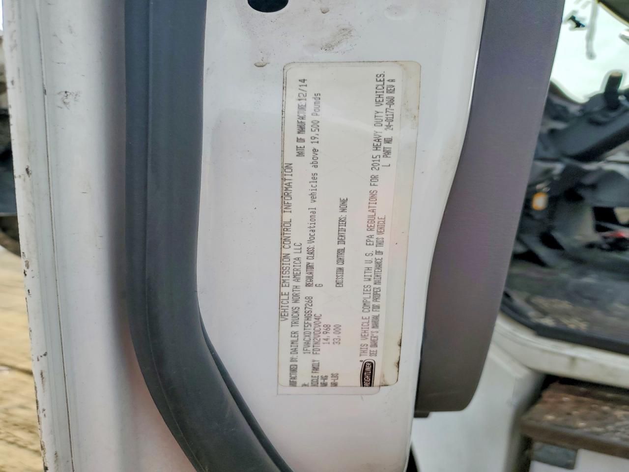 2015 Freightliner M2 106 Medium Duty