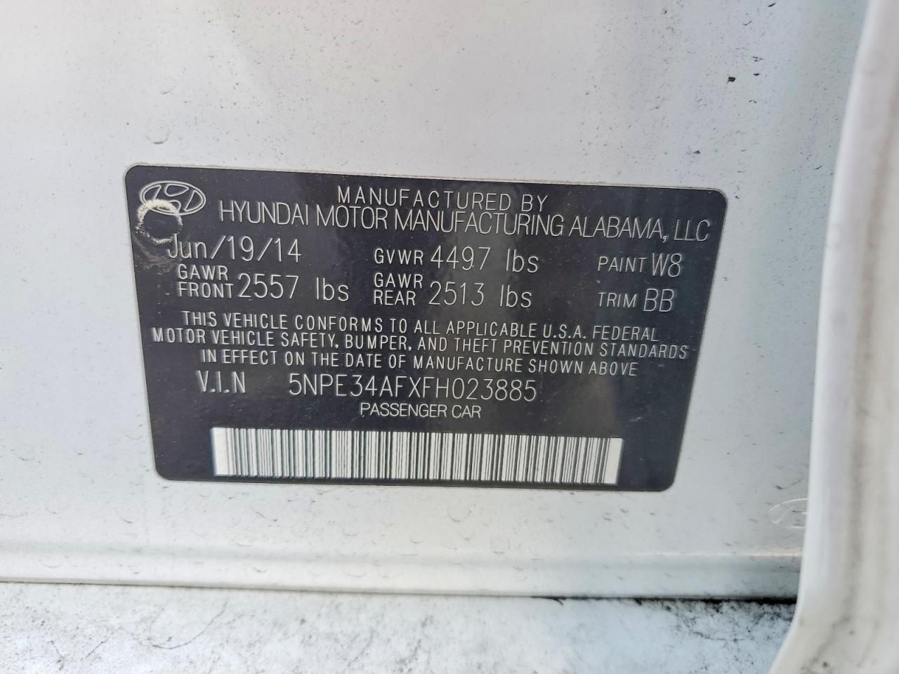 2015 Hyundai Sonata Sport