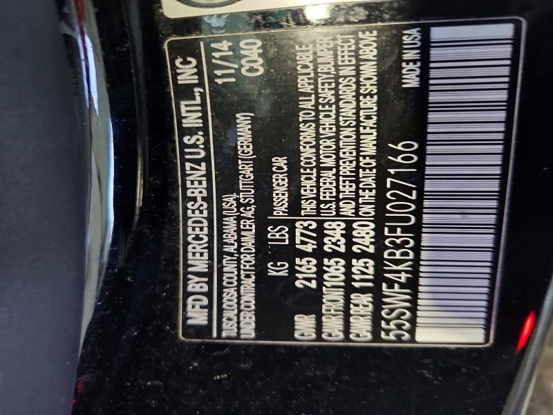 2015 Mercedes-Benz C 300 4matic