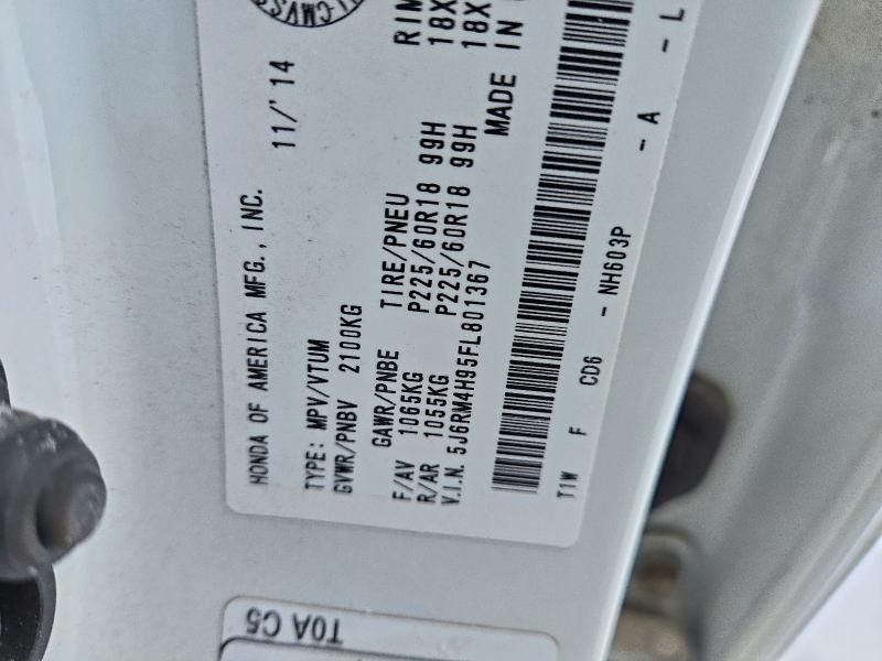 2015 Honda Cr-v Touring