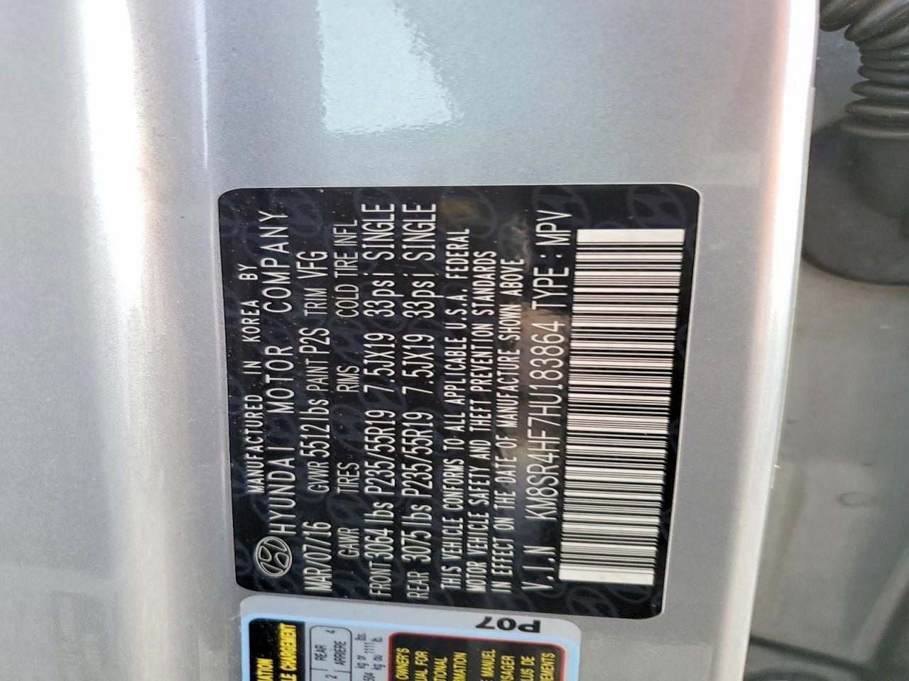 2017 Hyundai Santa fe se Ultimate