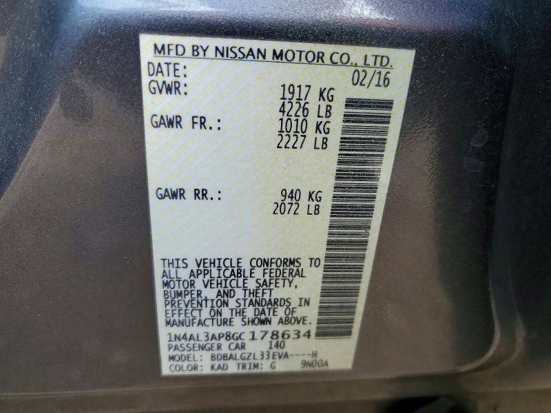 2016 Nissan Altima 2.5