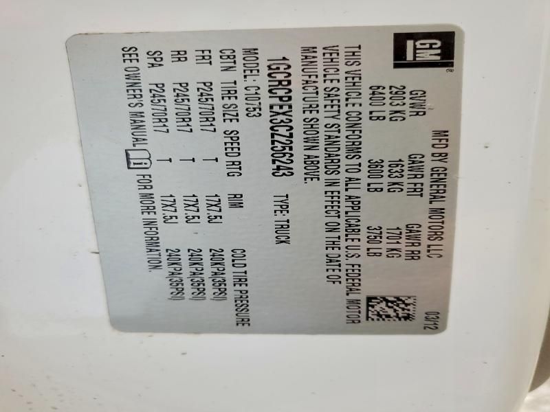 2012 Chevrolet Silverado C1500