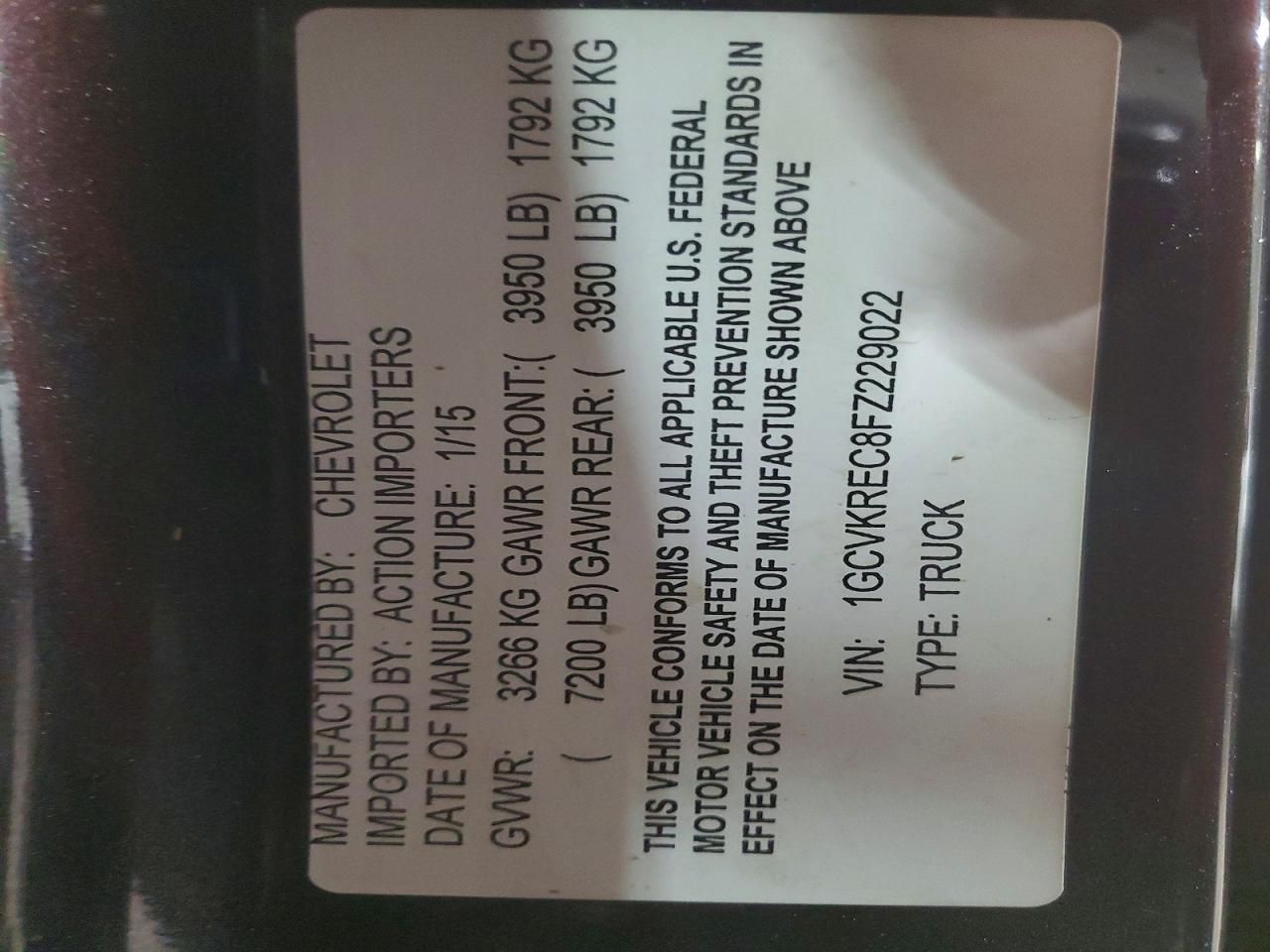 2015 Chevrolet Silverado K1500 lt