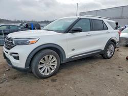 Ford salvage cars for sale: 2021 Ford Explorer King Ranch