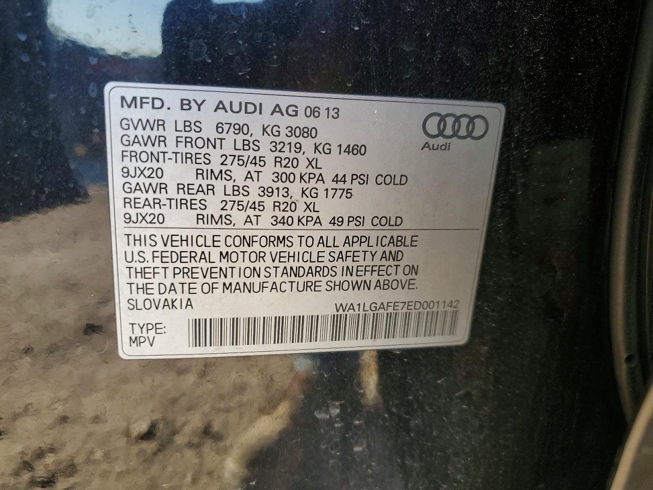 2014 Audi Q7 Premium Plus