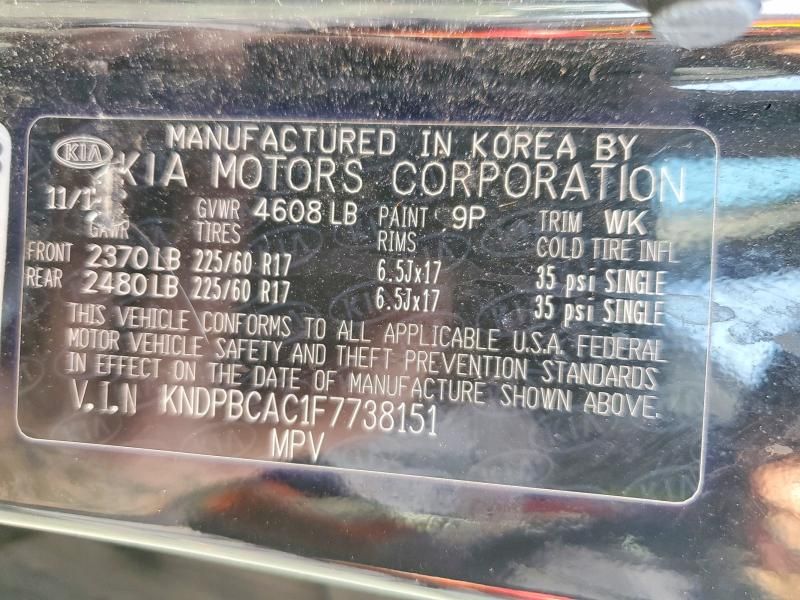 2015 KIA Sportage lx