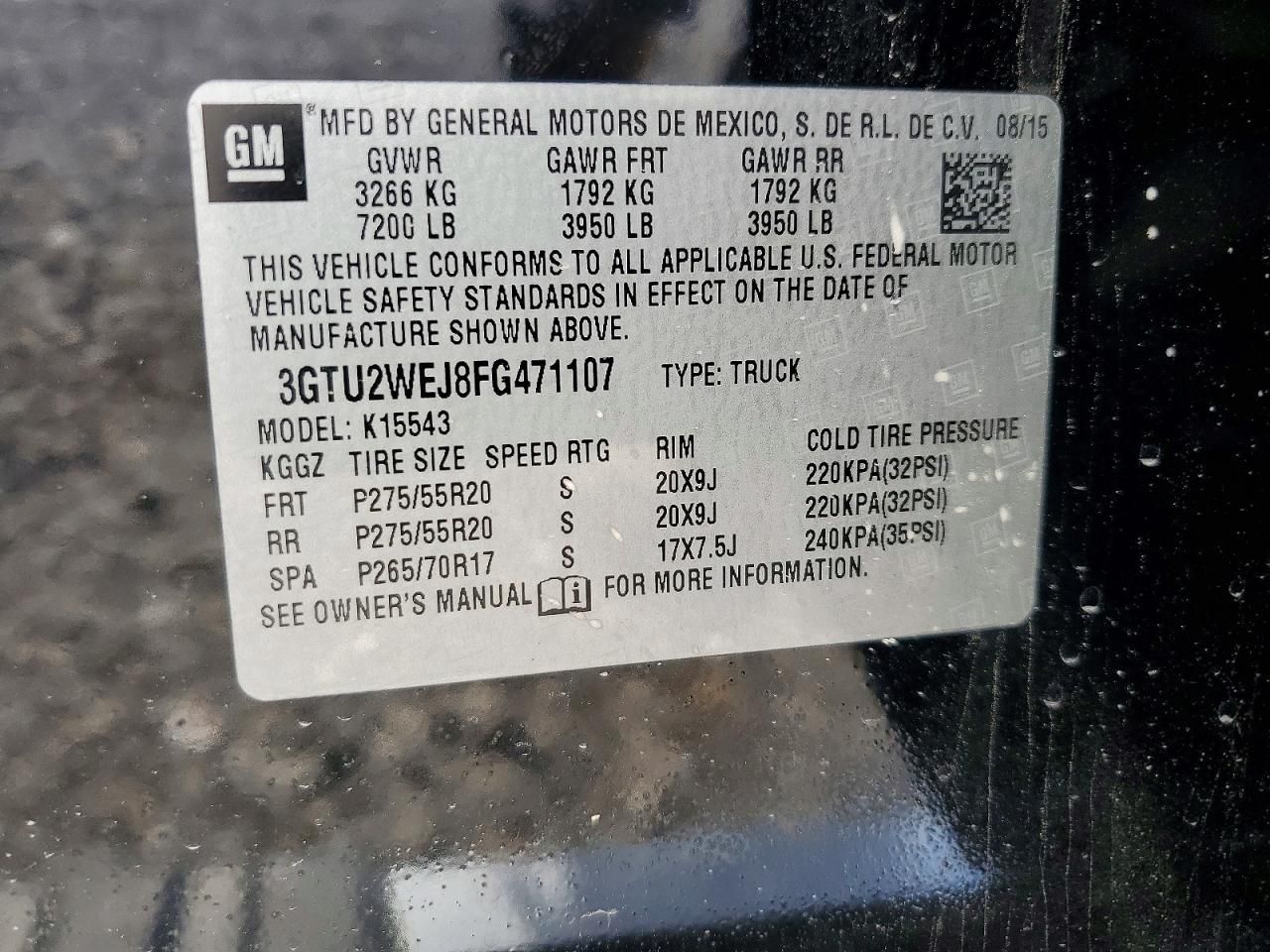 2015 GMC Sierra K1500 Denali