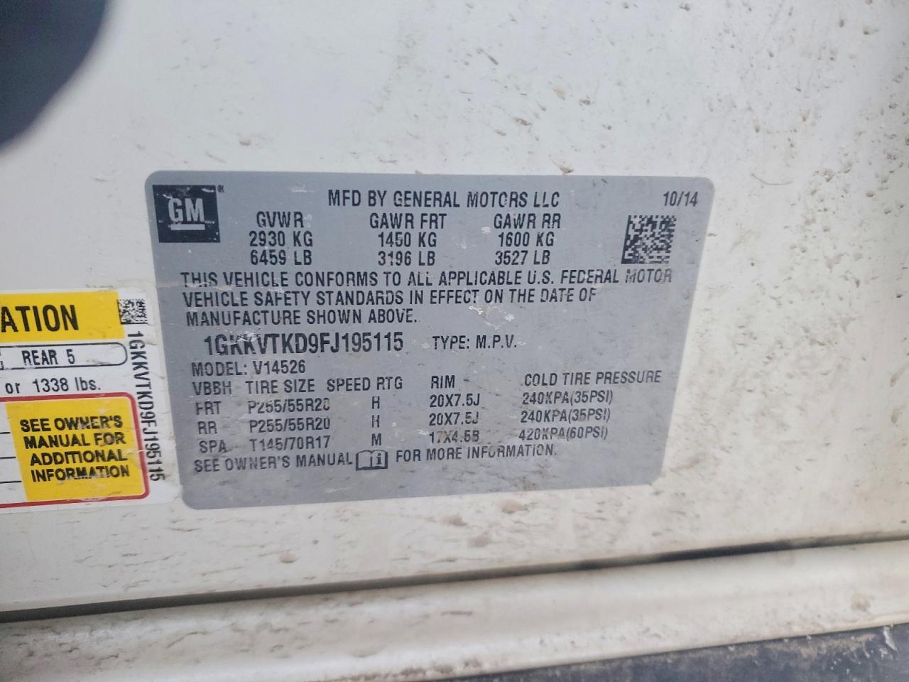 2015 GMC Acadia Denali