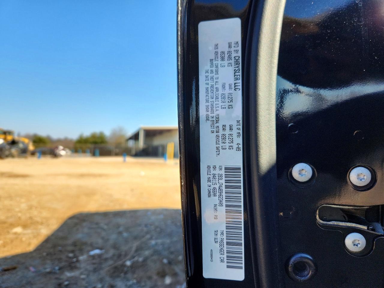 2009 Dodge Challenger Srt-8