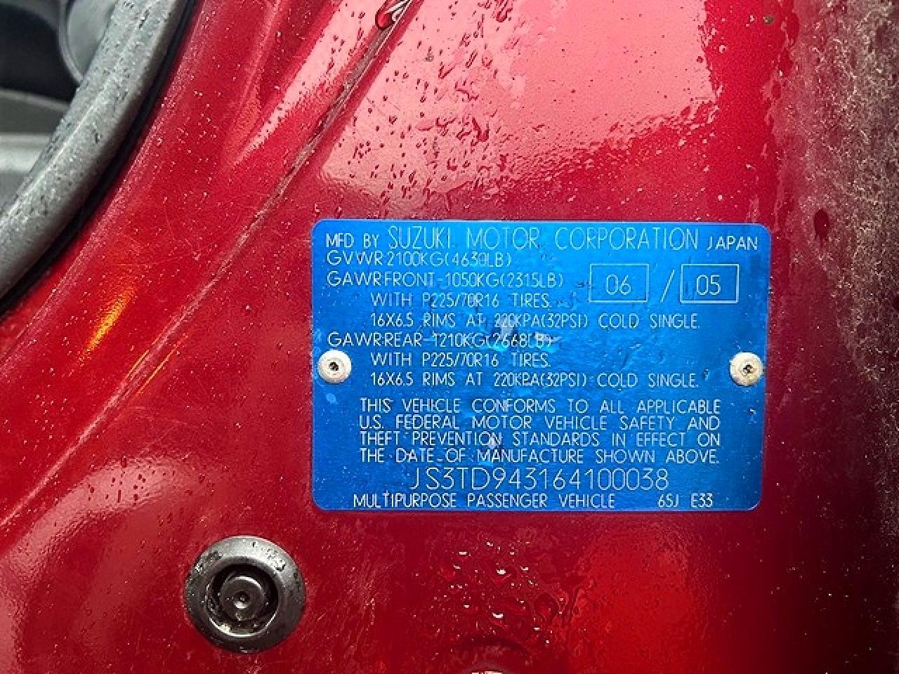 2006 Suzuki Grand Vitara Premium