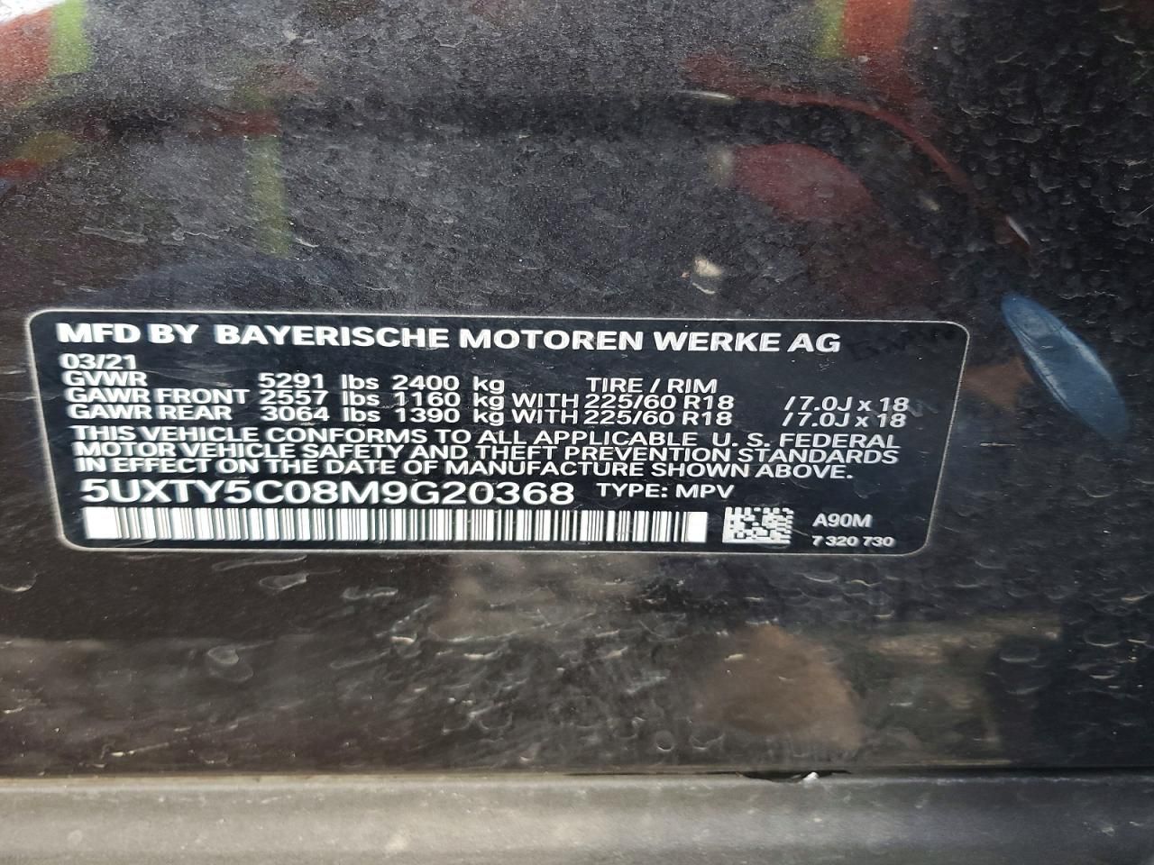 2021 BMW X3 Xdrive30i