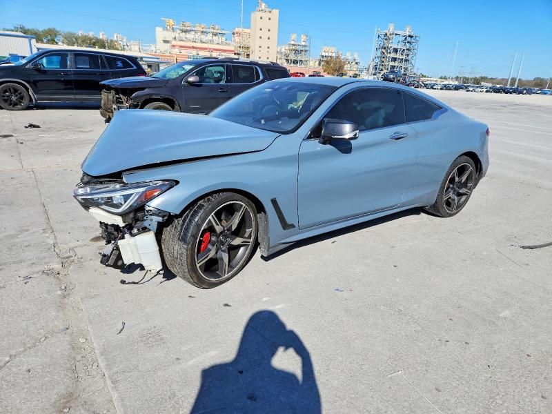 2021 Infiniti Q60 red Sport 400