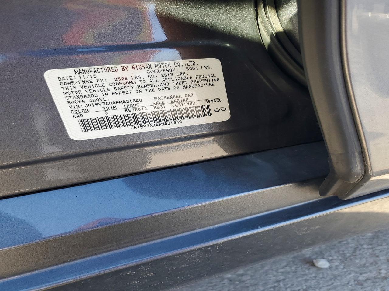 2015 Infiniti Q50 Base