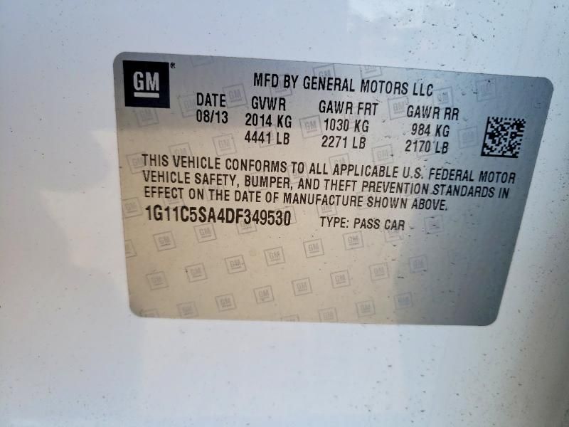 2013 Chevrolet Malibu 1LT