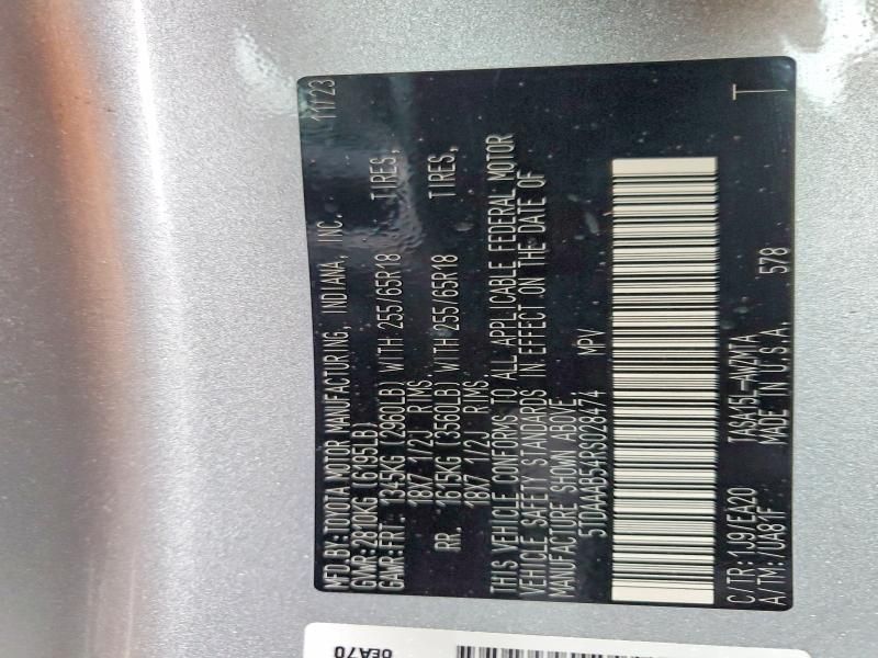 2024 Toyota Grand Highlander xle