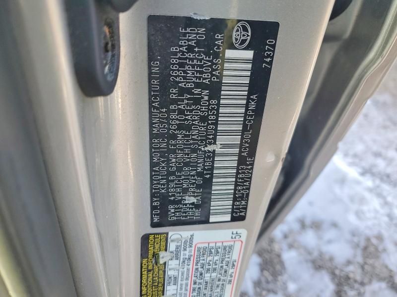 2004 Toyota Camry le